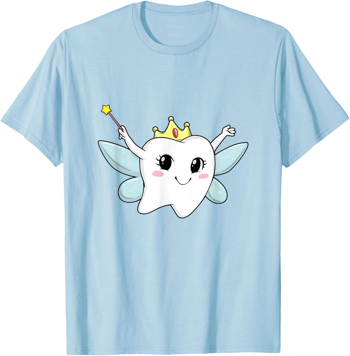 Fancy Dress Costume Tooth Fairy Dentist Girl T-Shirt - T-Shirt | Light Blue