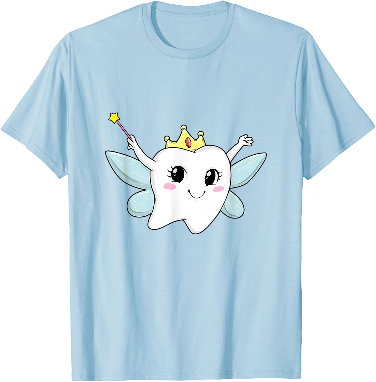 Fancy Dress Costume Tooth Fairy Dentist Girl T-Shirt - T-Shirt | Light Blue