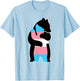 Trans Bear Hug Ally Pride T-Shirt - T-Shirt | Light Blue