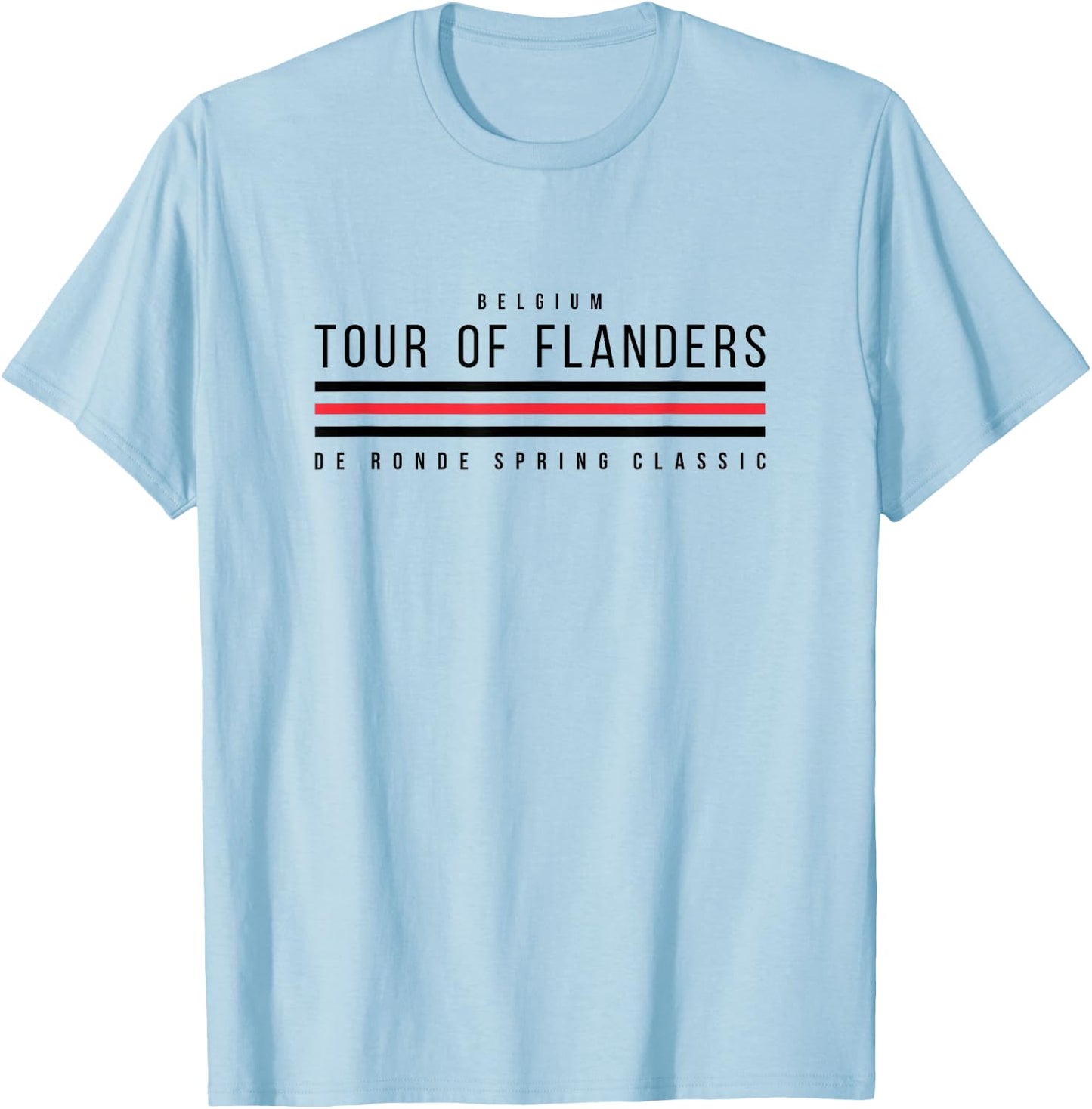 Tour Of Flanders De Ronde Spring Classic Belgium T-Shirt - T-Shirt | Light Blue