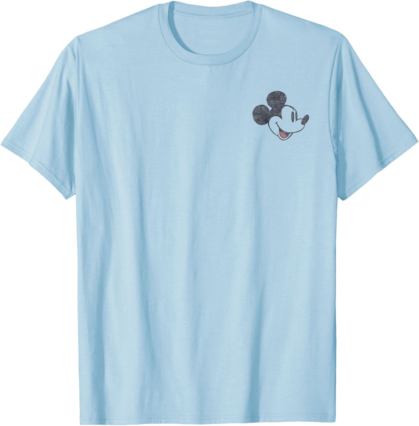 Disney Mickey and Friends Classic Mickey Front & Back T-Shirt - T-Shirt | Light Blue