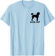 Retro Sock Hop 50's Costume Shirt Big Poodle 1950's Party T-Shirt - T-Shirt | Light Blue