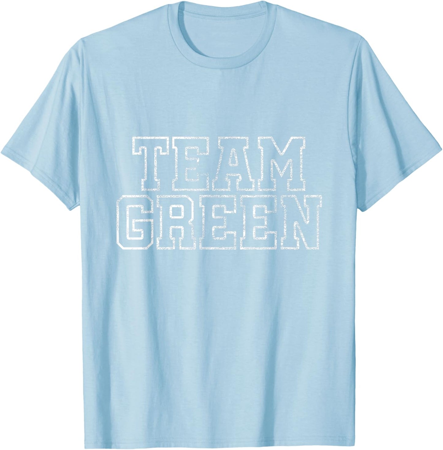 Sleepaway Summer Camp Color war Green Team Spirit Kids T-Shirt - T-Shirt | Light Blue