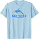 Key West Florida Dolphin Boys Girls Souvenir T-Shirt - T-Shirt | Light Blue