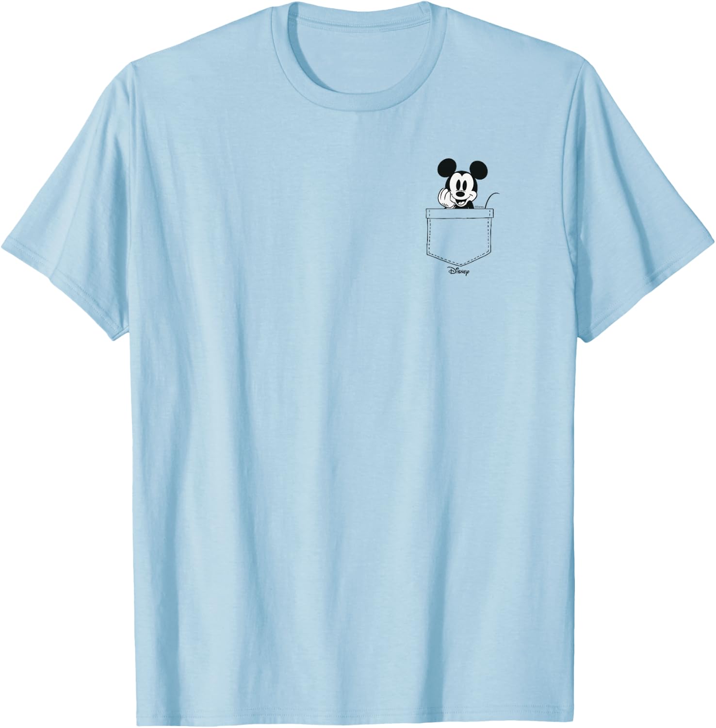 Disney - Mickey Pocket Peek T-Shirt - T-Shirt | Light Blue