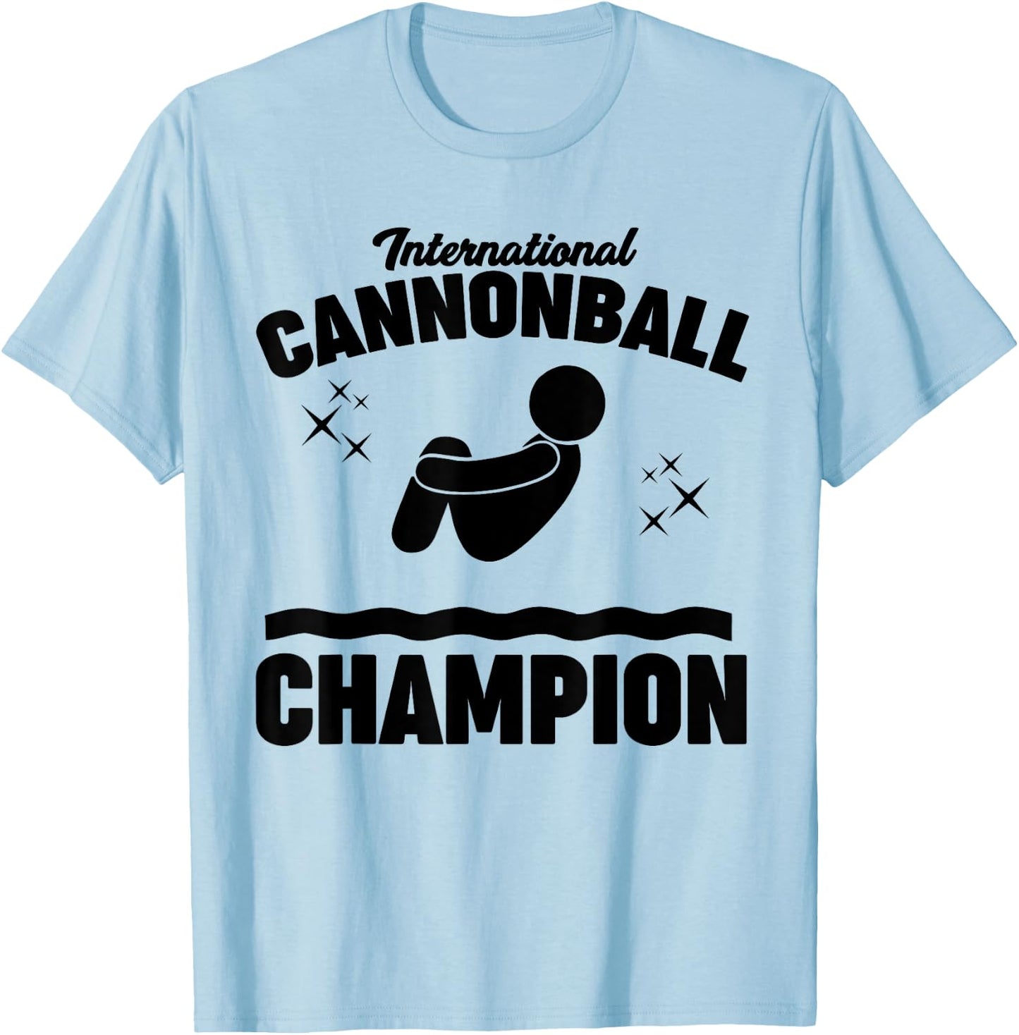 International Cannonball Champion T-Shirt - T-Shirt | Light Blue