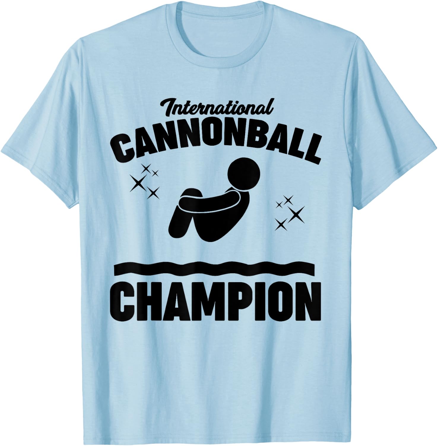 International Cannonball Champion T-Shirt - T-Shirt | Light Blue