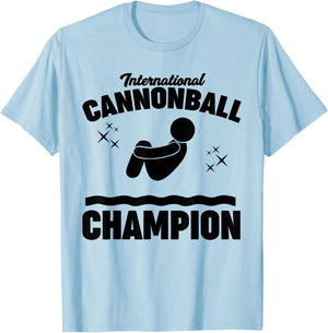 International Cannonball Champion T-Shirt - T-Shirt | Light Blue
