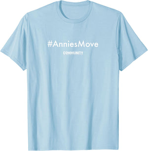 Community #AnniesMove T-Shirt - T-Shirt | Light Blue