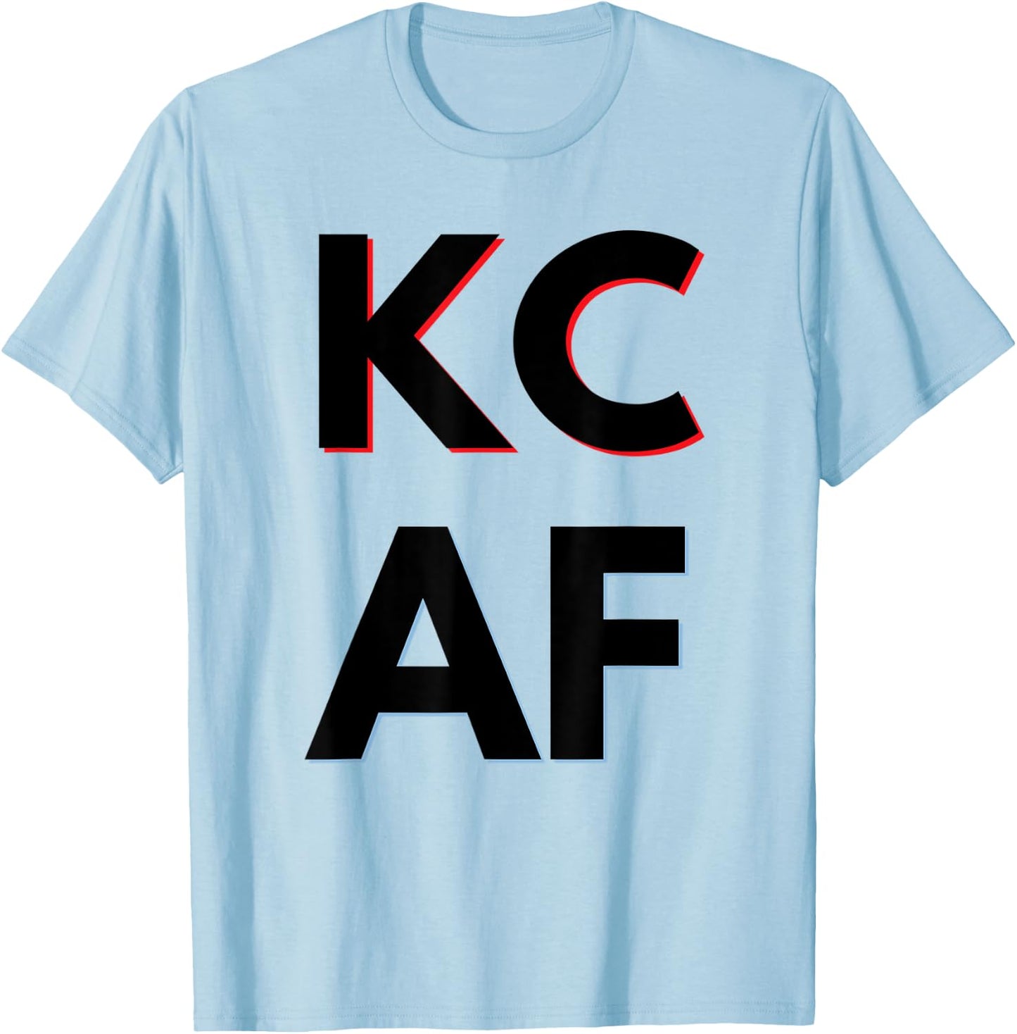 KC AF - Kansas City Missouri T-Shirt - T-Shirt | Light Blue