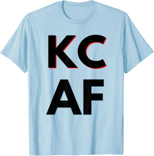 KC AF - Kansas City Missouri T-Shirt - T-Shirt | Light Blue