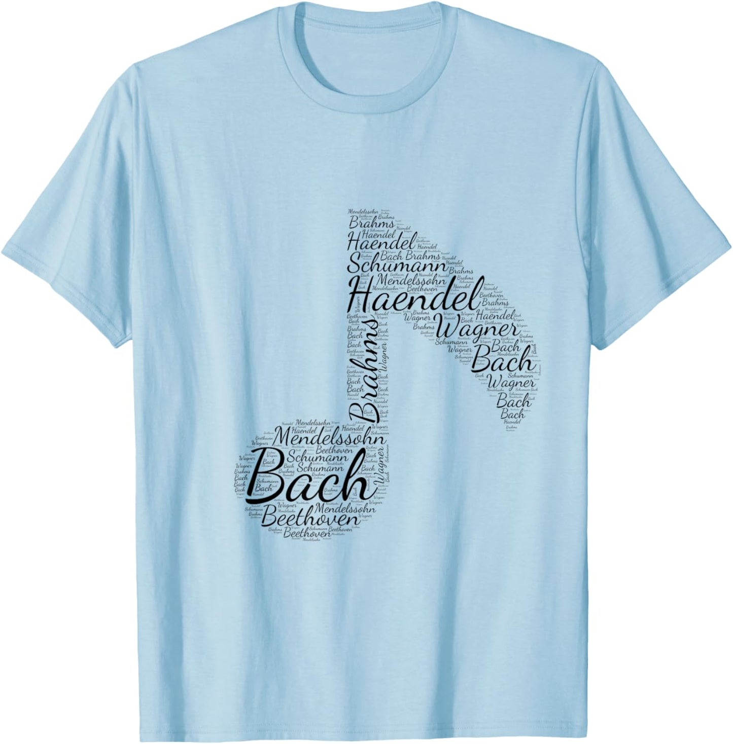 Music Note Classical music classical musicians music lovers T-Shirt - T-Shirt | Light Blue