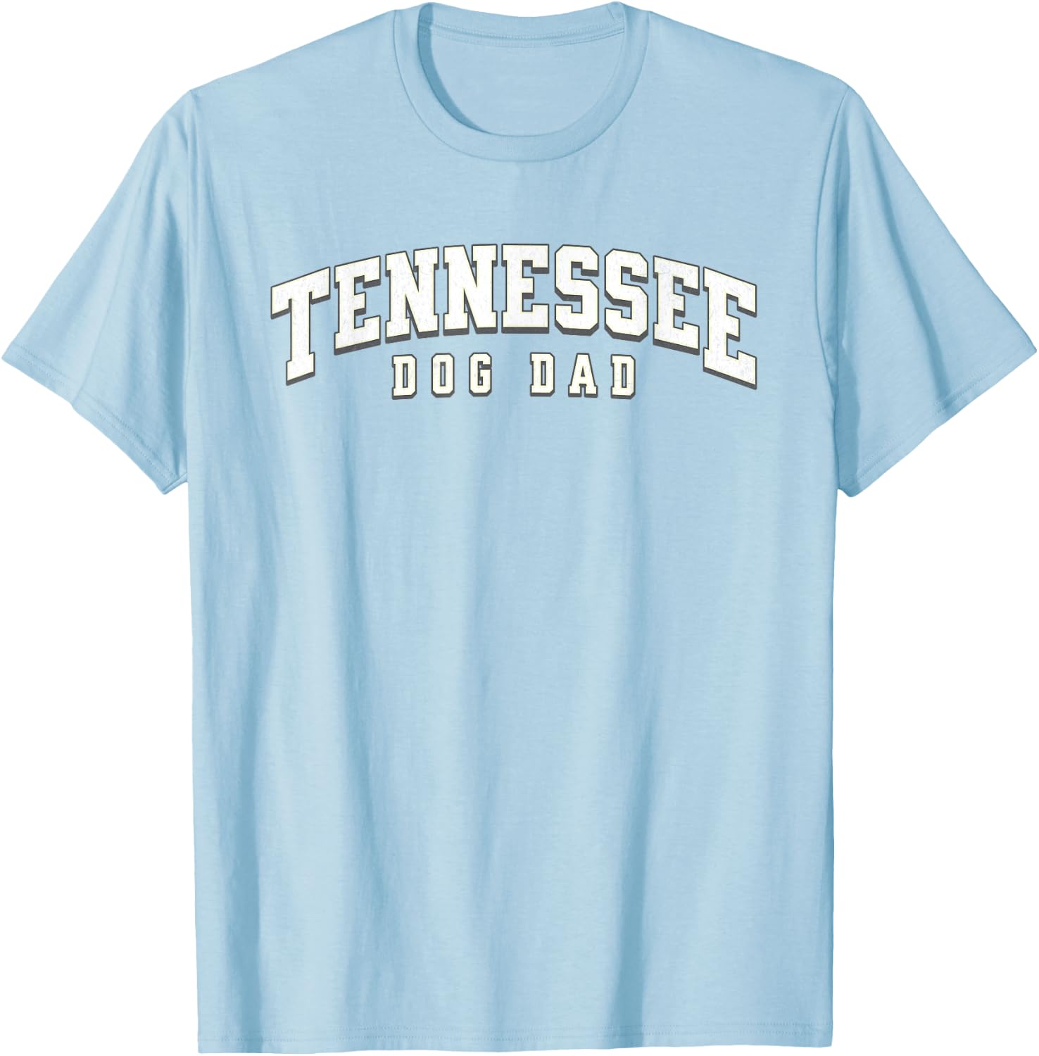 Tennessee TN Orange Dog Dad Father's Day Classic Tennessee T-Shirt - T-Shirt | Light Blue