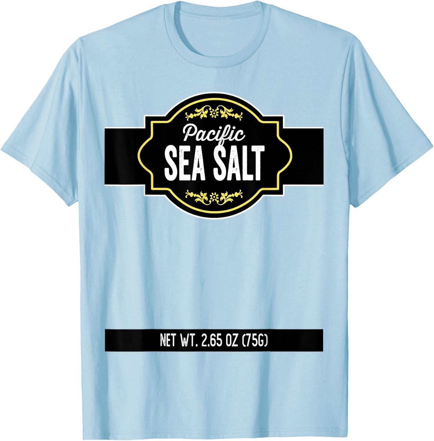 Pacific Sea Salt Spice Rack Simple Halloween Team Costume T-Shirt - T-Shirt | Light Blue