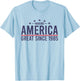 Funny Making America Great Since 1985 Design, 37th Birthday T-Shirt - T-Shirt | Light Blue