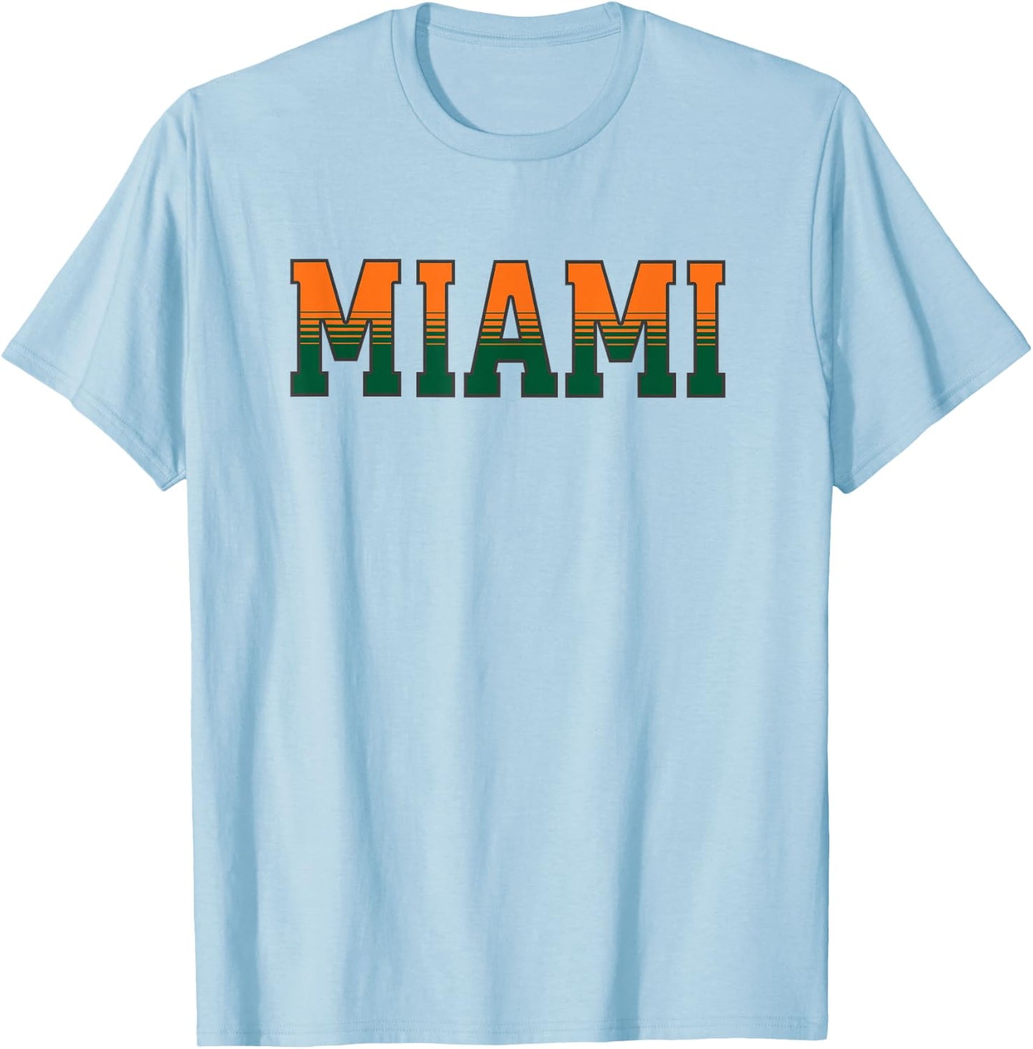 Retro Miami Vintage Design Classic Miami T-Shirt - T-Shirt | Light Blue