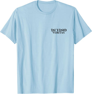 in vino Veritas | Latin | Ancient Rome | Wine Lovers | Wine T-Shirt - T-Shirt | Light Blue