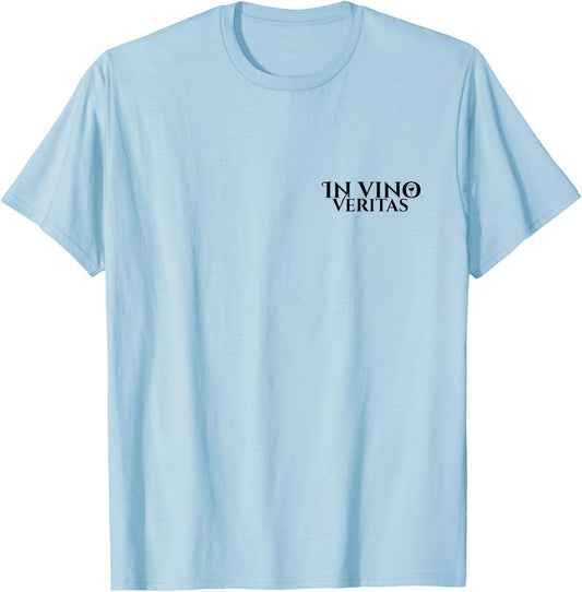 in vino Veritas | Latin | Ancient Rome | Wine Lovers | Wine T-Shirt - T-Shirt | Light Blue