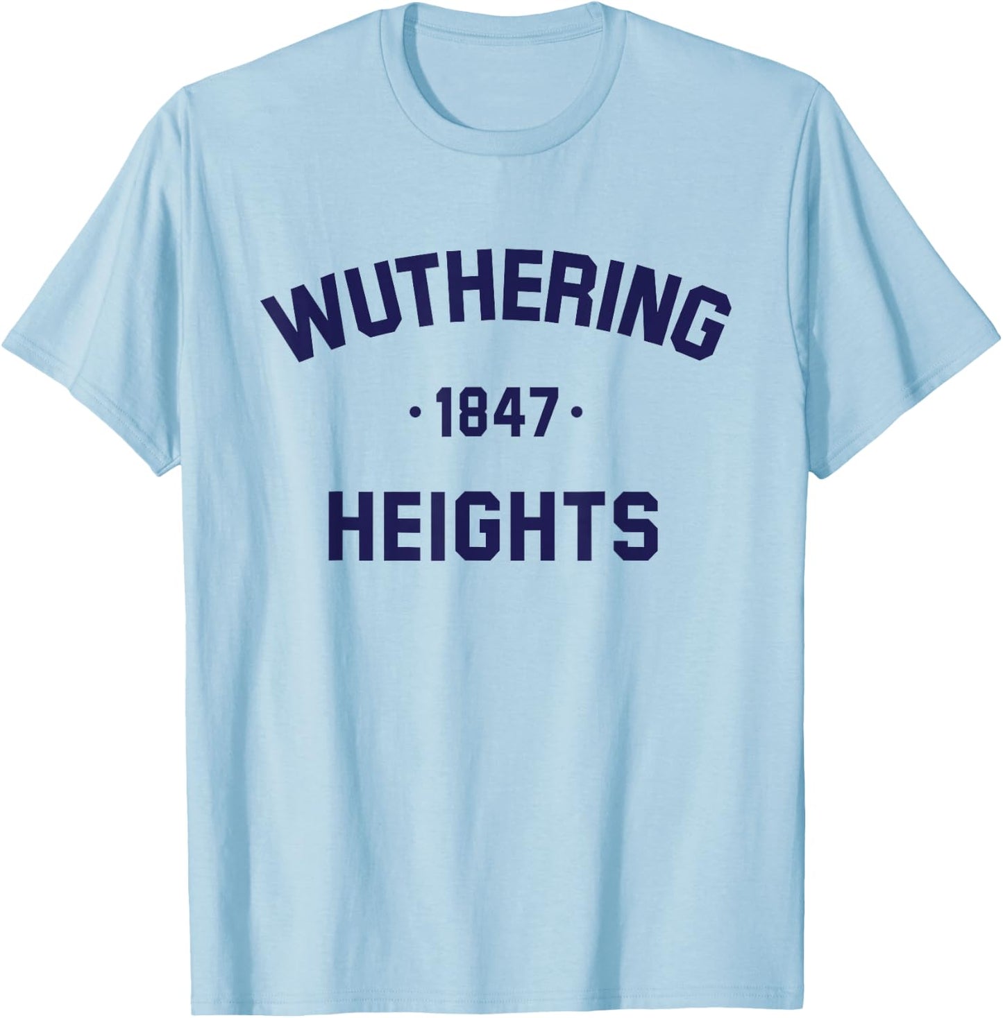 Wuthering Heights by Emily Bronte - Booklover T-Shirt - T-Shirt | Light Blue