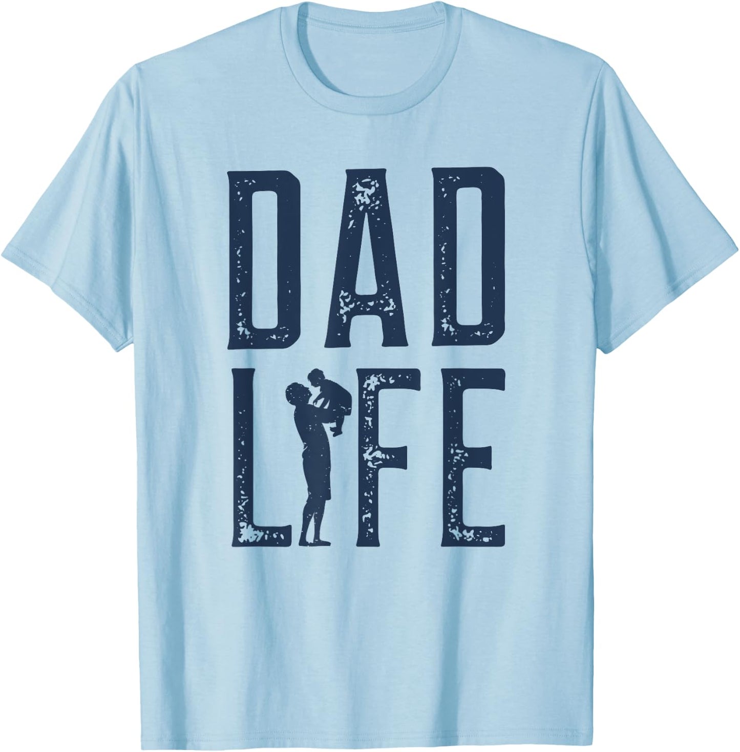 Dad Life Boy Dad T-Shirt - T-Shirt | Light Blue
