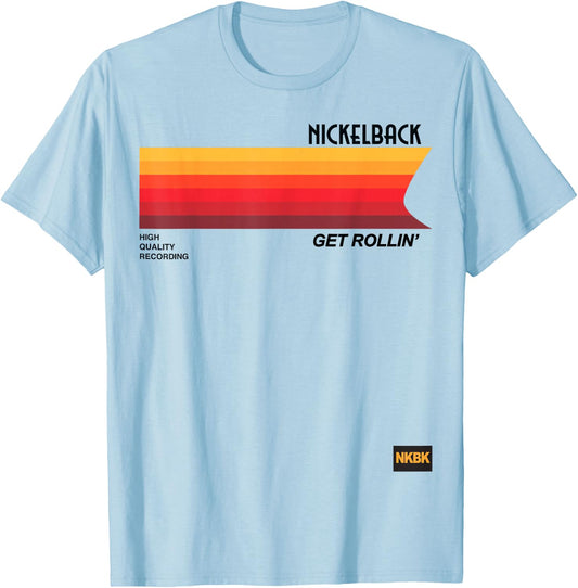 Nickelback VHS Vintage T-Shirt - T-Shirt | Light Blue