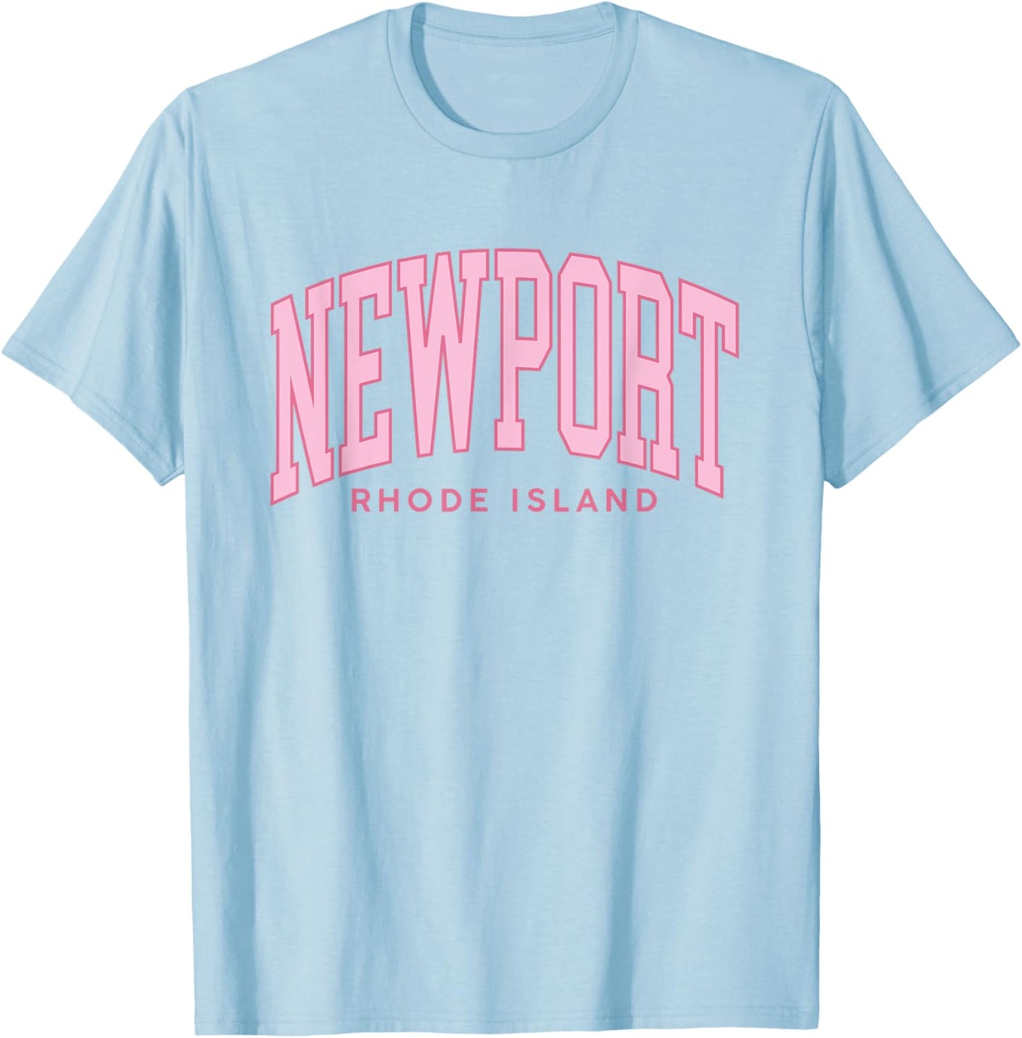 Vintage Newport Rhode Island Retro preppy girls T-Shirt - T-Shirt | Light Blue