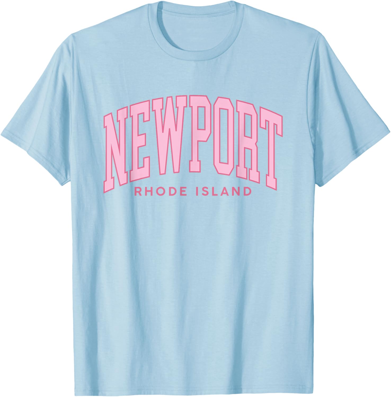 Vintage Newport Rhode Island Retro preppy girls T-Shirt - T-Shirt | Light Blue