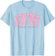 Vintage Newport Rhode Island Retro preppy girls T-Shirt - T-Shirt | Light Blue