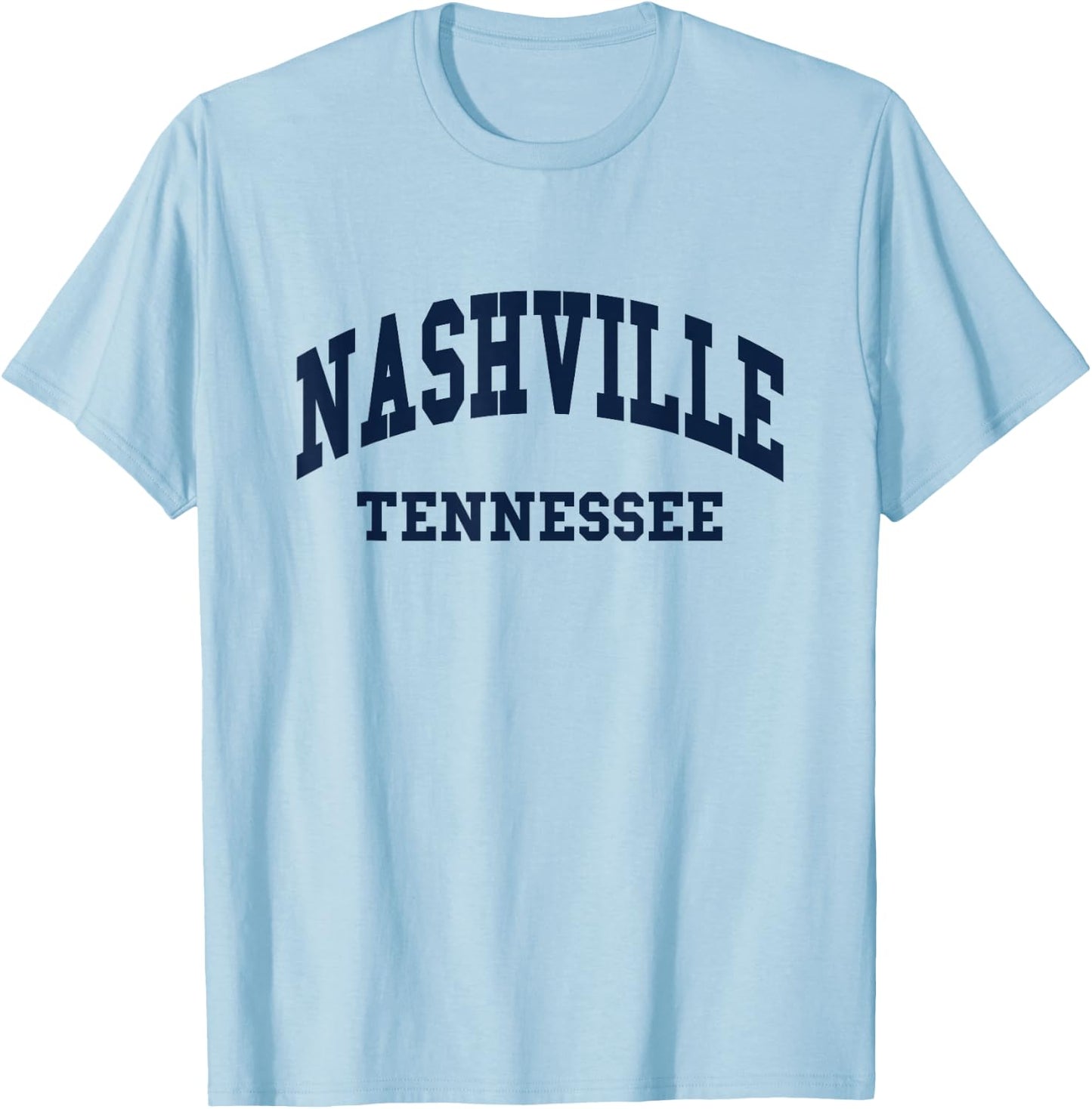 Nashville - Tennessee - Throwback Design - Classic T-Shirt - T-Shirt | Light Blue