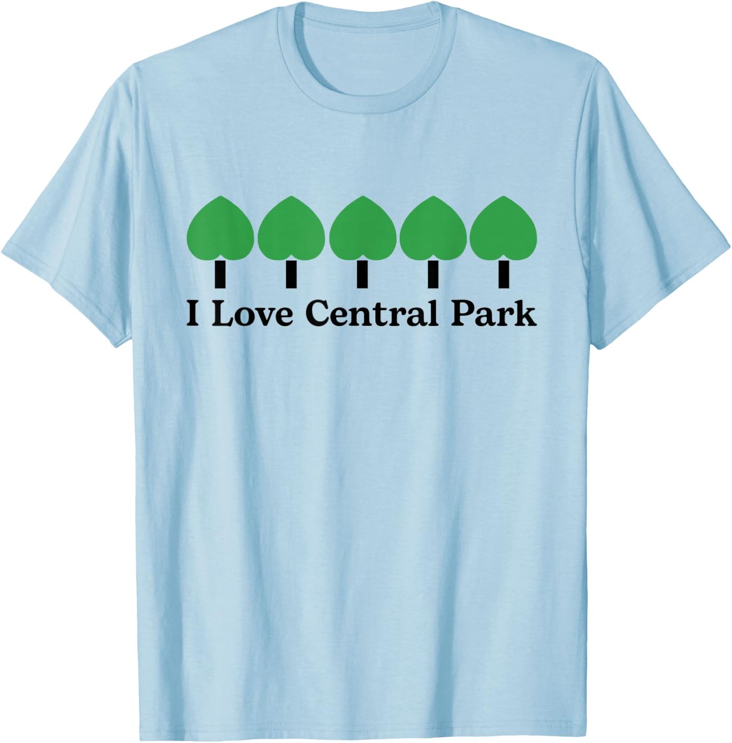 I Love Central Park T-Shirt - T-Shirt | Light Blue
