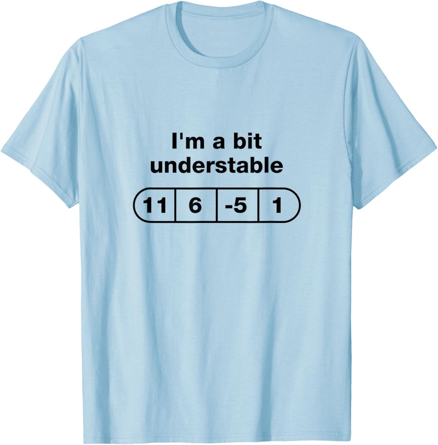 Funny Disc Golf Dad Quote Disc Golf Understable Numbers T-Shirt - T-Shirt | Light Blue