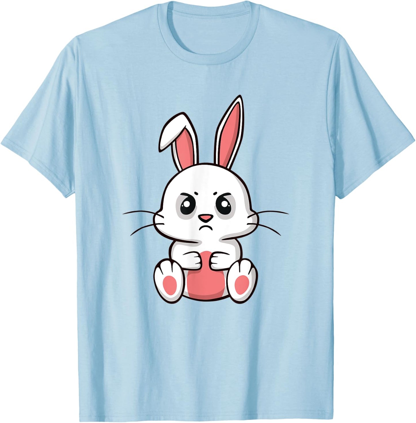 Angry Bunny T-Shirt - T-Shirt | Light Blue