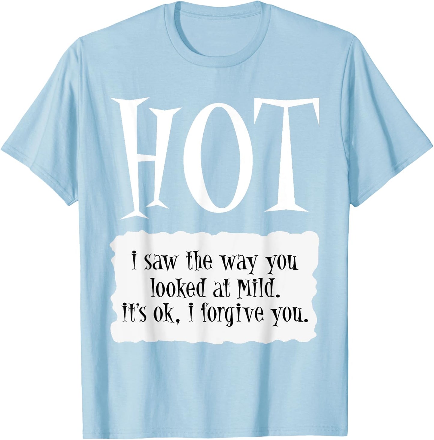 HOT - Hot Packet Halloween Taco Costume Uniform Easy DIY T-Shirt - T-Shirt | Light Blue