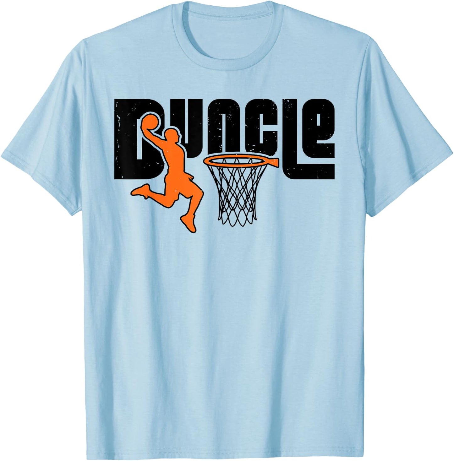 Duncle Basketball Uncle Player Sport Basketballer Funny T-Shirt - T-Shirt | Light Blue