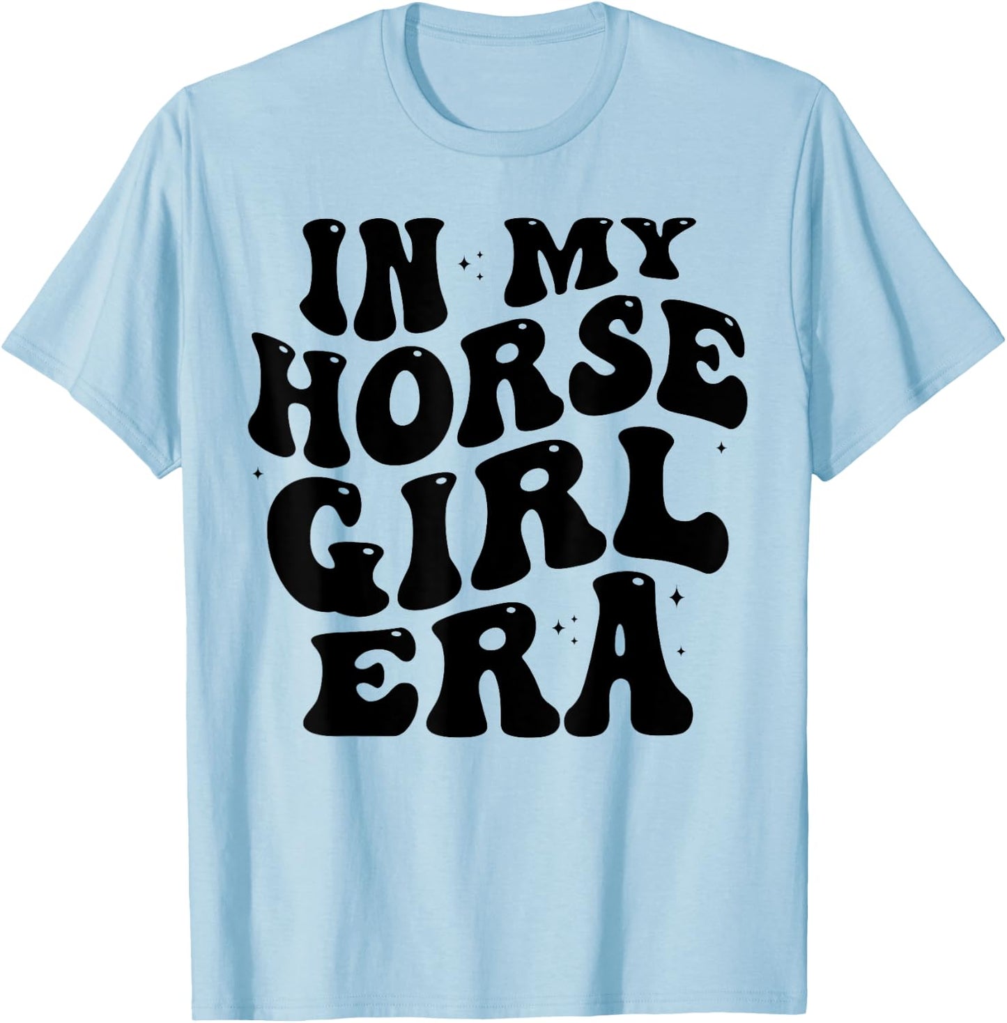 In my horse girl era Equestrian Horseback Riding girls T-Shirt - T-Shirt | Light Blue