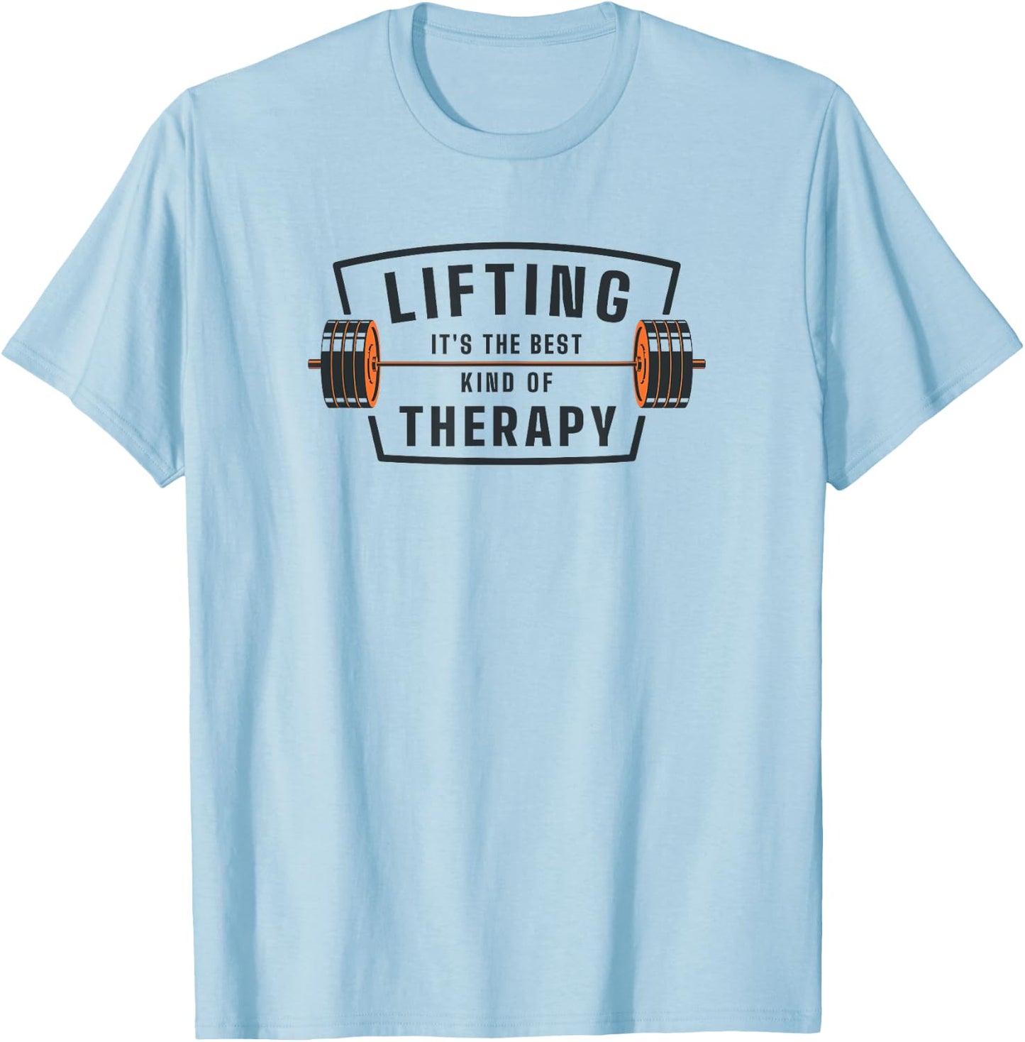 Weight Lifting Humor Meme Workout Gym Fitness Quote T-Shirt - T-Shirt | Light Blue