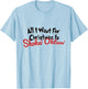 Shohei Ohtani Los Angeles Baseball All I Want for Christmas T-Shirt - T-Shirt | Light Blue