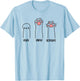 Rock Paper Scissors Cat paw Men Women Kids T-Shirt - T-Shirt | Light Blue