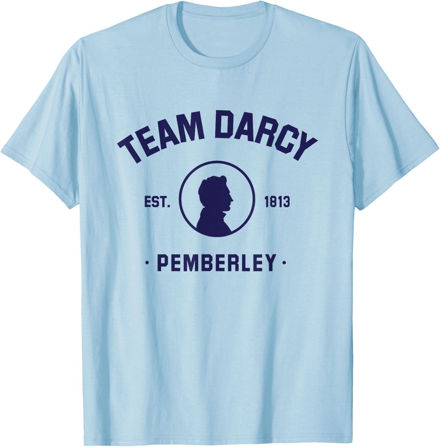 Jane Austen Bookworms Club Mr Pride and Prejudice T-Shirt - T-Shirt | Light Blue