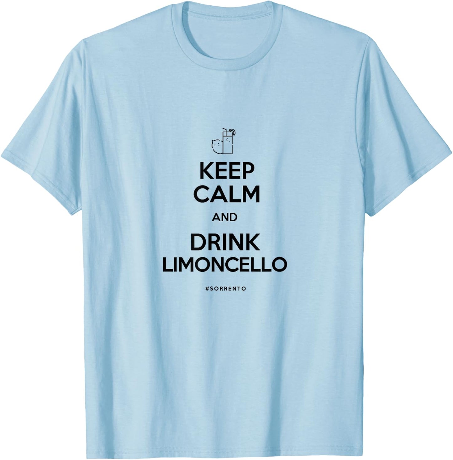 Keep Calm and Drink Limoncello T-Shirt - T-Shirt | Light Blue