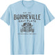 Bonneville Salt Flats Utah Distressed Design T-Shirt - T-Shirt | Light Blue
