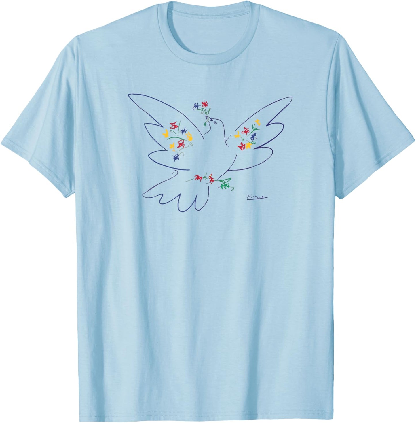 Dove of Peace T-Shirt - T-Shirt | Light Blue