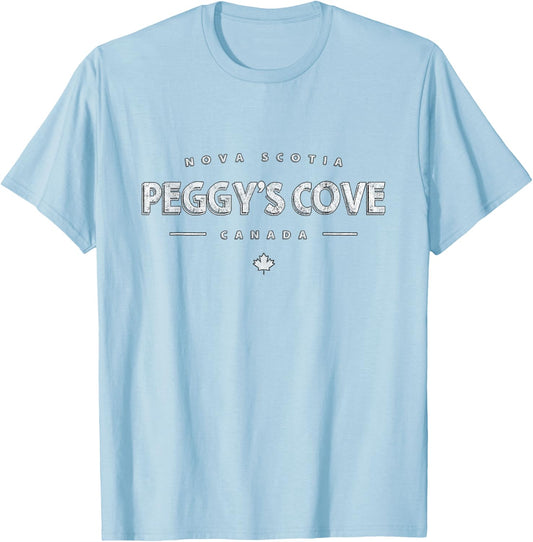 Peggy's Cove Nova Scotia Canada - Peggy's Cove Canada T-Shirt - T-Shirt | Light Blue