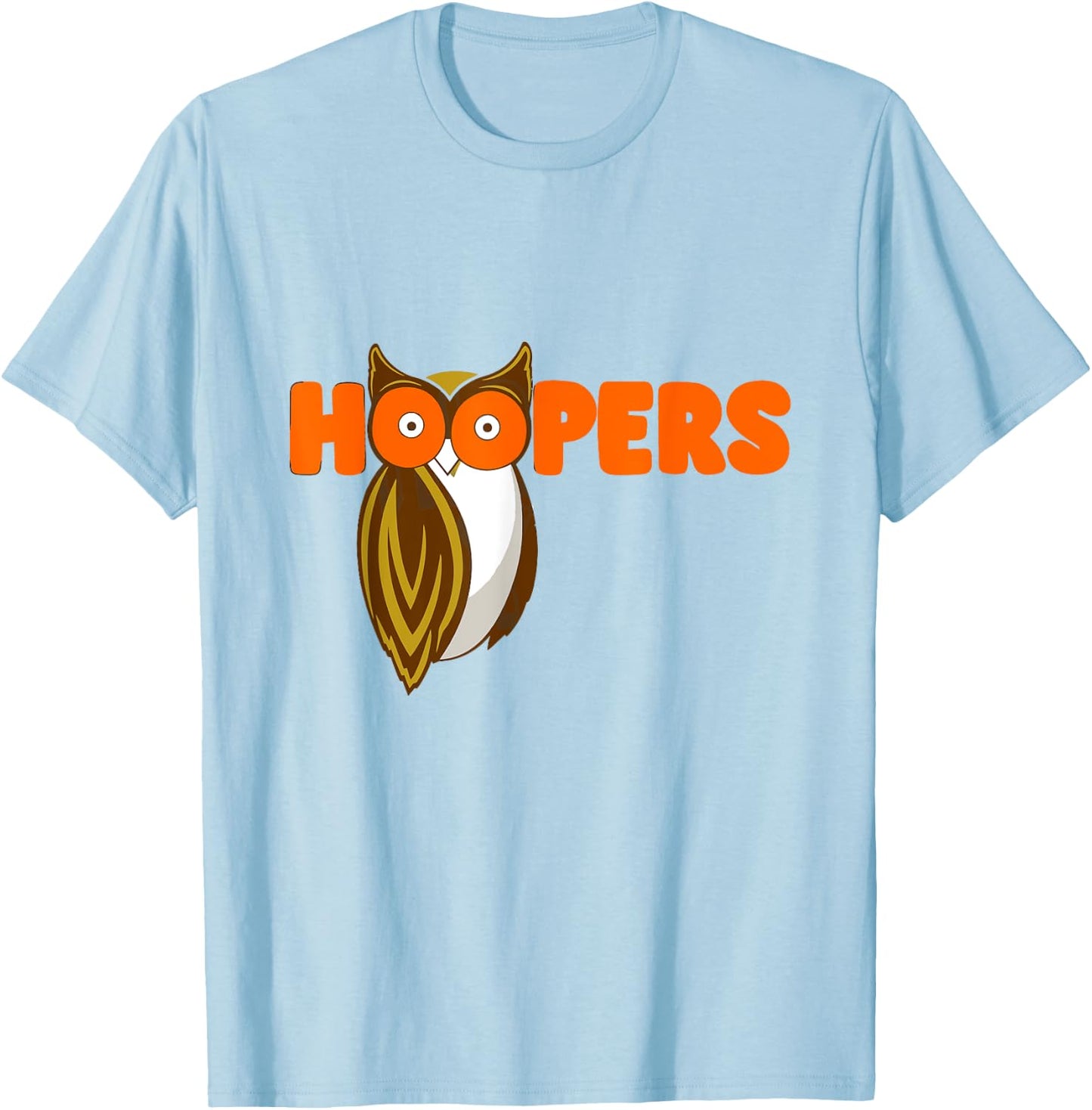 Hoopers Graphic Art For Basketball Player Fans Lover T-Shirt - T-Shirt | Light Blue