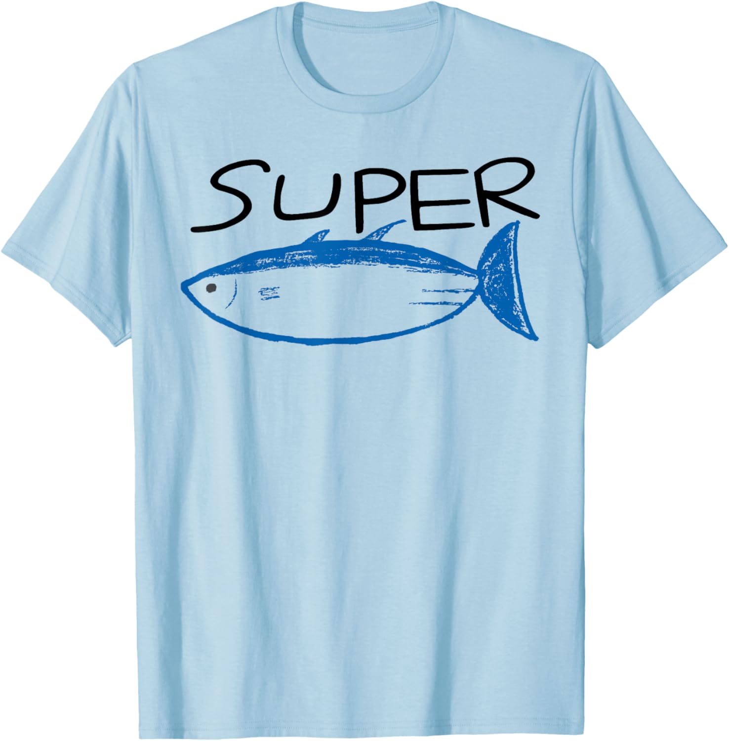 Super Tuna Jin T-Shirt - T-Shirt | Light Blue