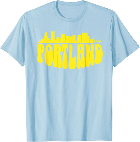 Portland soccer fan city T-Shirt - T-Shirt | Light Blue