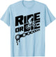 Ride or Die Mountain Biker Mountain Bike Bicycle MTB Gift T-Shirt - T-Shirt | Light Blue