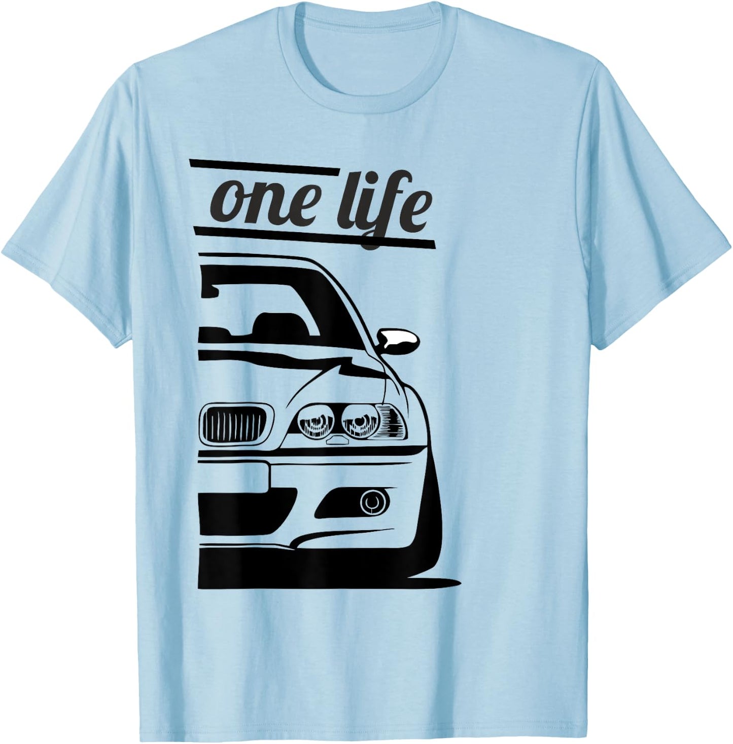 E46 3 Series - One Love One Life (Part 2/2) T-Shirt - T-Shirt | Light Blue
