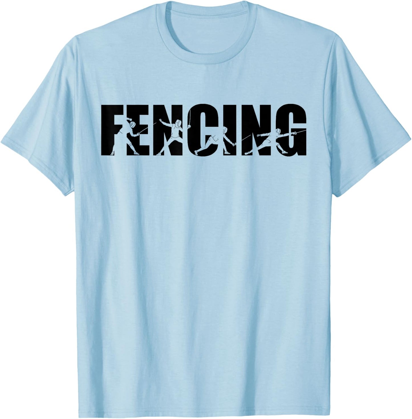 Fencing Gear T-Shirt - T-Shirt | Light Blue