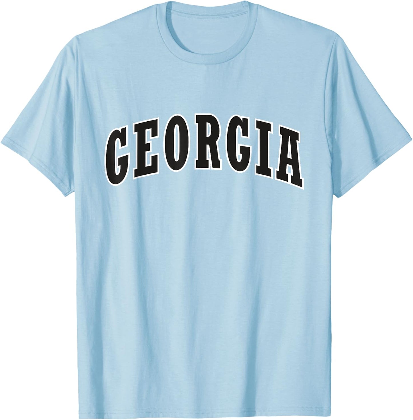 Georgia State Athletic Sports T-Shirt - T-Shirt | Light Blue